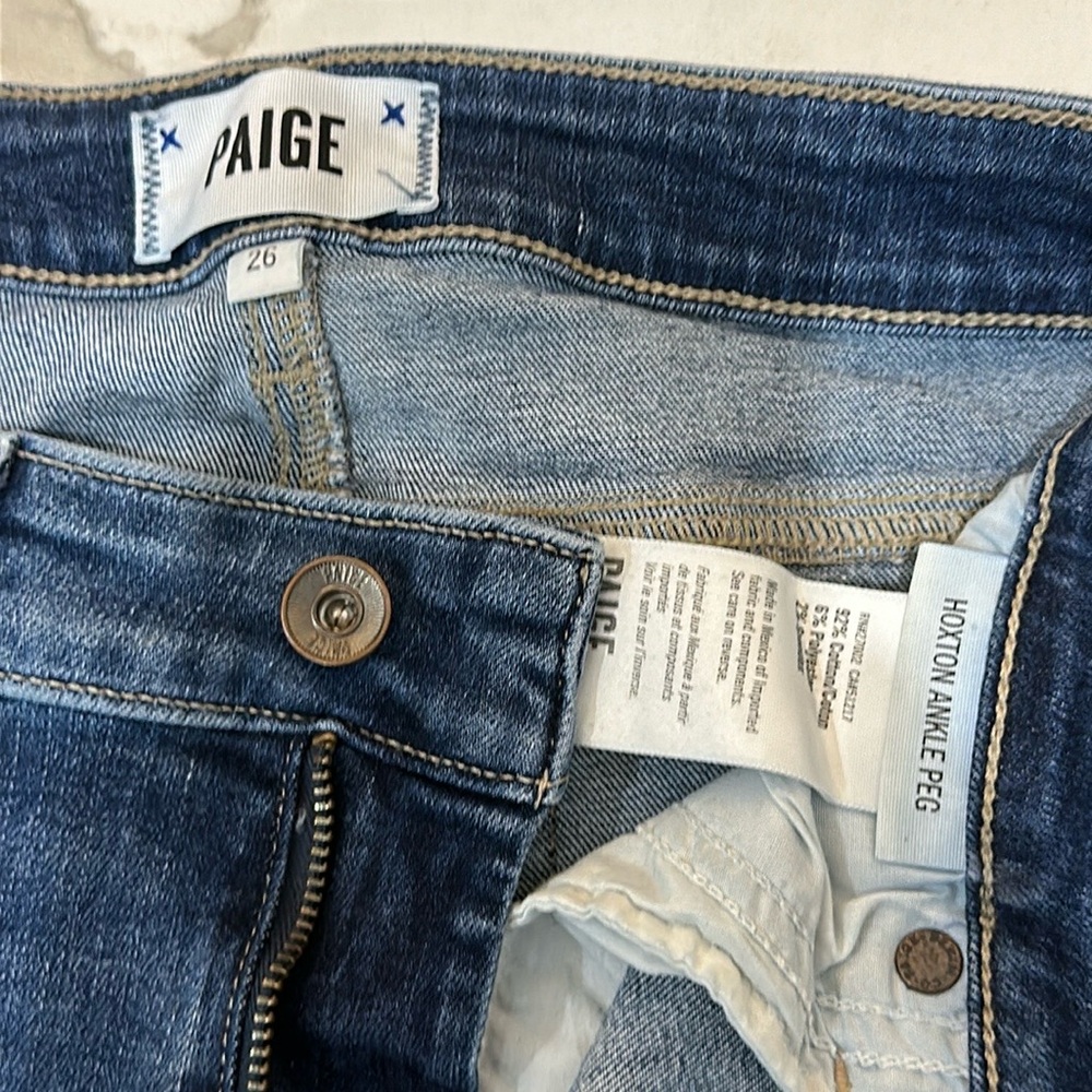 Paige Hoxton Ankle Peg Jeans in Hannie - Picture 8 of 9